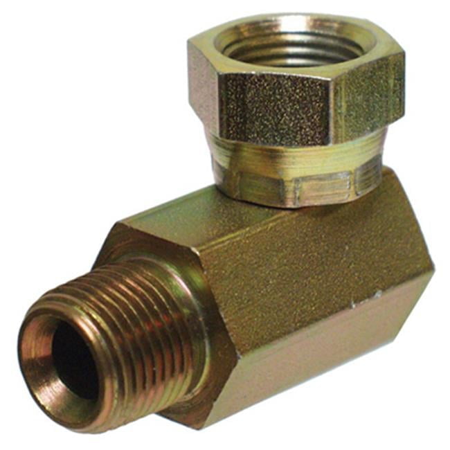 Apache Brass 3/8 in. D X 3/8 in. D Hydraulic Adapter 1 pk