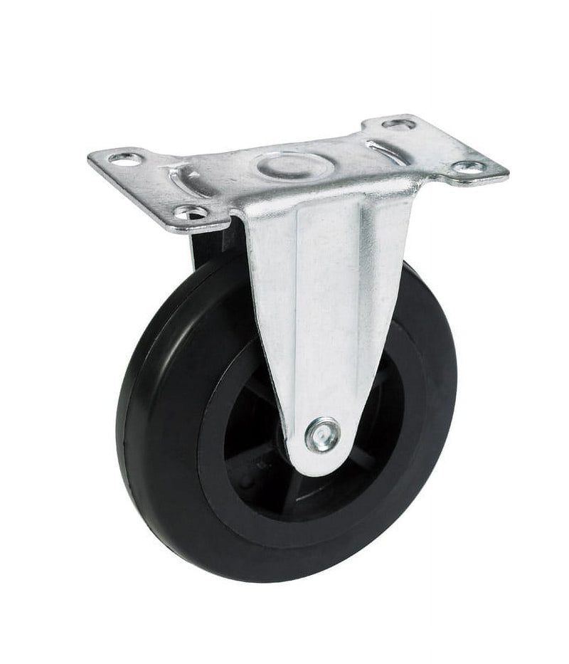 Apex 4 in. D 80 lb Fixed Caster Plastic 1 pk