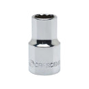 Crescent 24 mm X 1/2 in. drive Metric 12 Point Standard Socket 1 pc