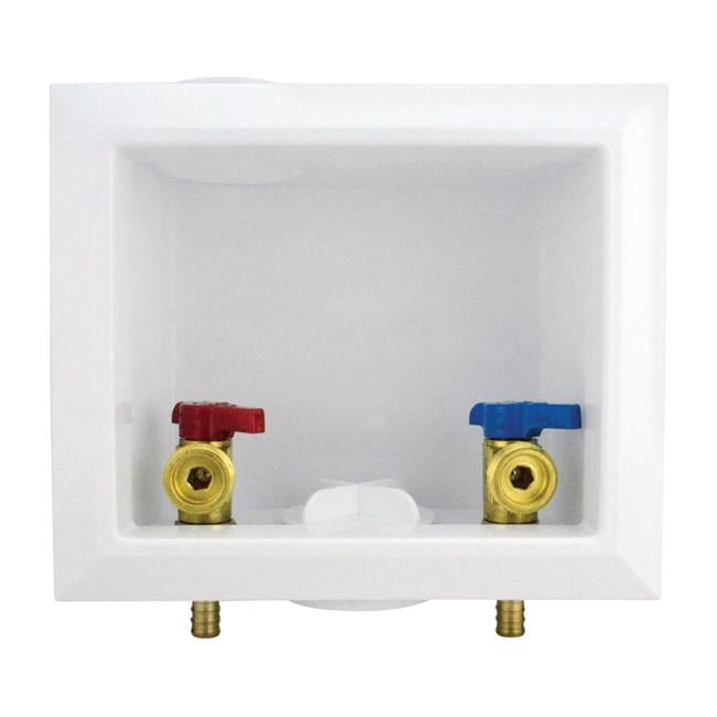 Apollo 1/2 in. D Washing Machine PEX Barb Washing Machine Outlet Box