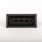 Fittes Aria Vent 1-7/8 in. H X 12-7/8 in. W Matte Black ABS Plastic Floor Register