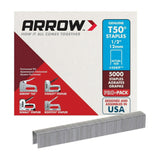 Arrow T50 3/8 in. W X 1/2 in. L 18 Ga. Flat Crown Heavy Duty Staples 5000 pk
