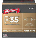 Arrow P35 7/16 in. W X 3/8 in. L 25 Ga. Flat Crown Heavy Duty Staples 5040 pk