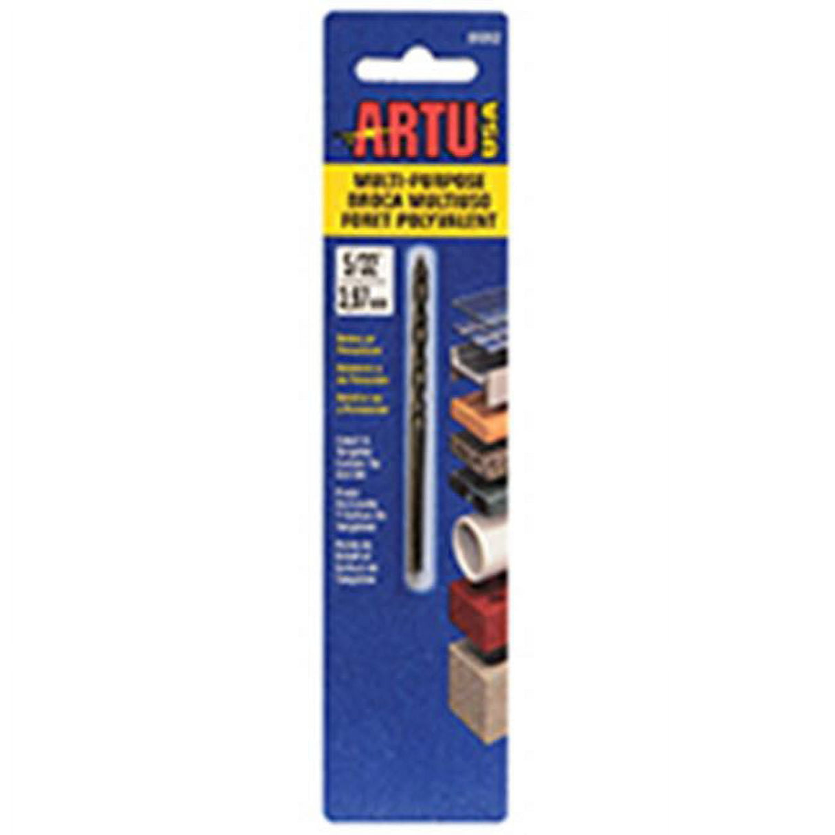 ARTU 5/32 in. X 3-1/8 in. L Tungsten Carbide Tipped Drill Bit Straight Shank 1 pc