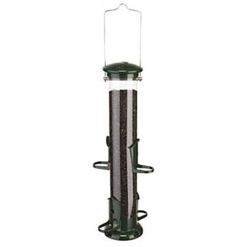 Audubon Finch 1.5 lb Metal Thistle Tube Bird Feeder 4 ports