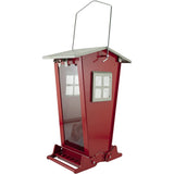 Audubon Snack Shack Wild Bird 7 lb Steel Squirrel-Resistant Bird Feeder 2 ports