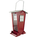 Audubon Snack Shack Wild Bird 7 lb Steel Squirrel-Resistant Bird Feeder 2 ports