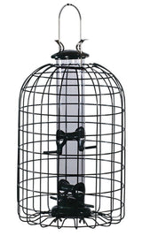 Audubon Wild Bird 1.25 lb Plastic/Wire Caged Tube Bird Feeder 4 ports