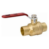 Homewerks 3/4 in. Brass Sweat Ball Valve with Drain Full Port
