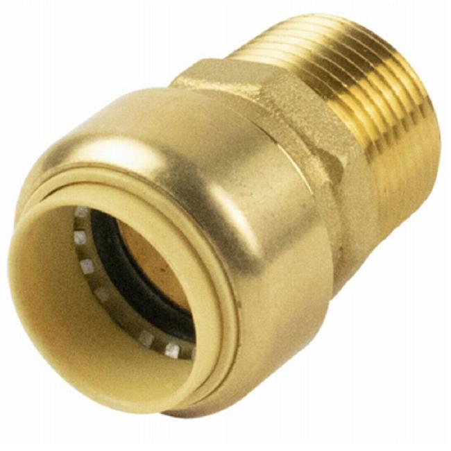 B&K Proline Push to Connect 1/2 in. PTC X 1/2 in. D MPT Brass Adapter