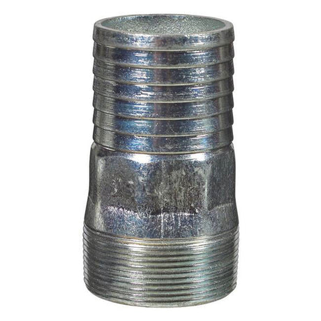 STZ Industries 2 in. Barb X 2 in. D MPT Galvanized Steel Adapter