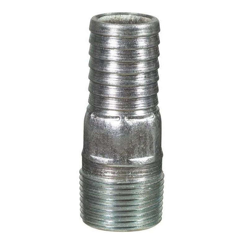 STZ Industries 1 in. Barb X 1 in. D MPT Galvanized Steel Adapter