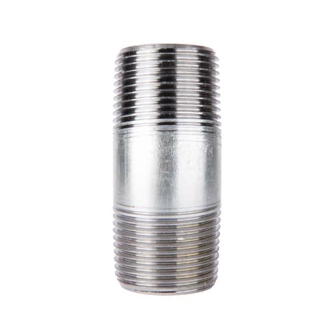 STZ Industries 3 in. MIP each X 3 in. D MIP Galvanized Steel 3 in. L Nipple