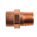 NIBCO 1/2 in. Copper X 3/8 in. D MIP Copper Pipe Adapter 1 pk
