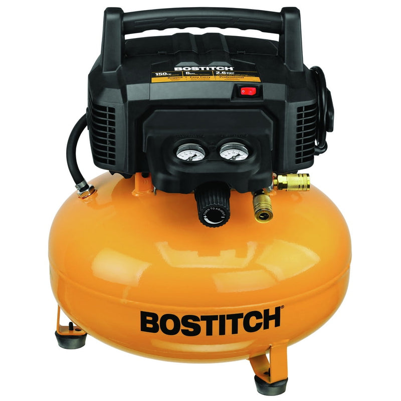 Bostitch 6 gal Pancake Portable Air Compressor 150 psi 1.1 HP