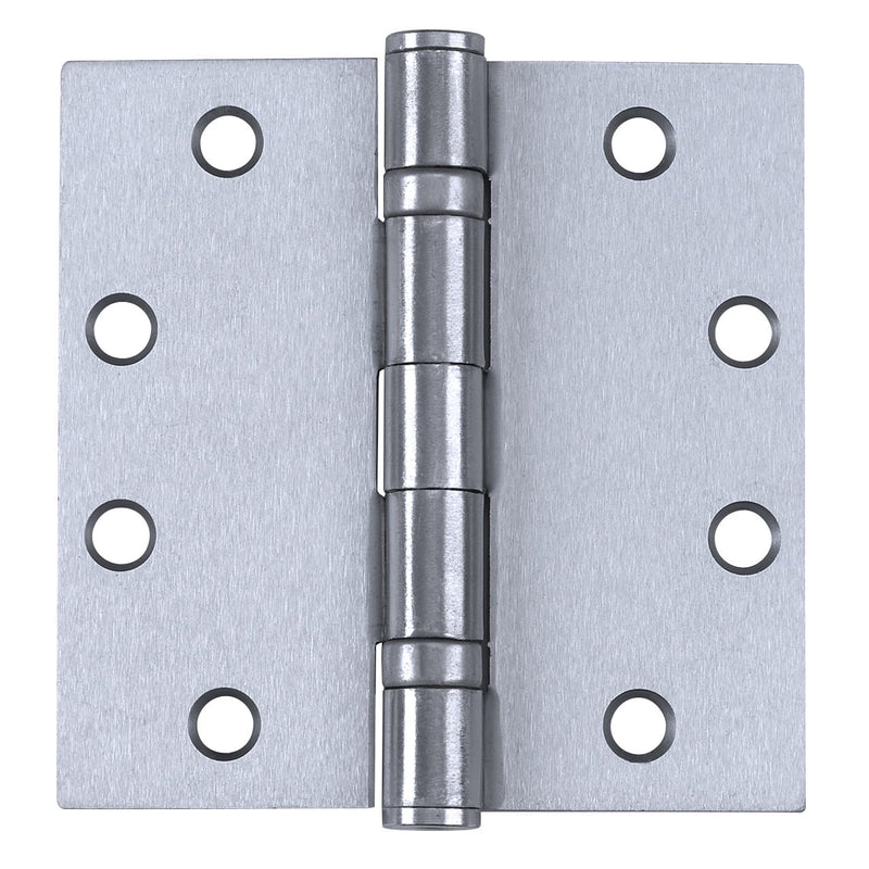 Tell 4-1/2 in. L Satin Chrome Door Hinge 3 pk