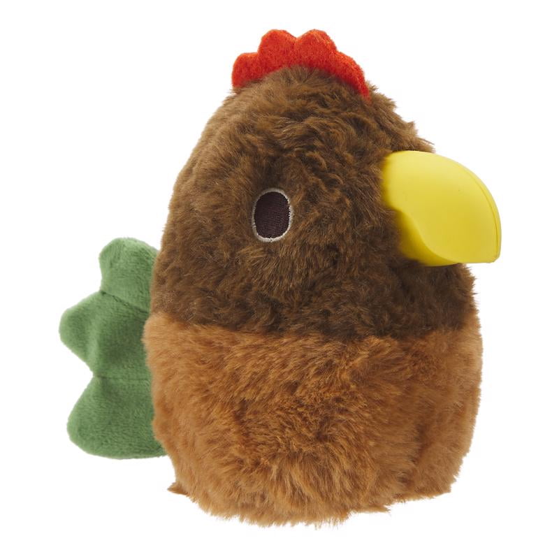 Bark Rubber Hen Dog Toy 1 pk