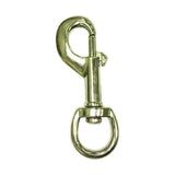 Baron 1/2 in. D X 3-1/2 in. L Polished Stainless Steel Round Swivel Eye Bolt Snap 138 lb