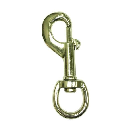 Baron 1/2 in. D X 3-1/2 in. L Polished Stainless Steel Round Swivel Eye Bolt Snap 138 lb