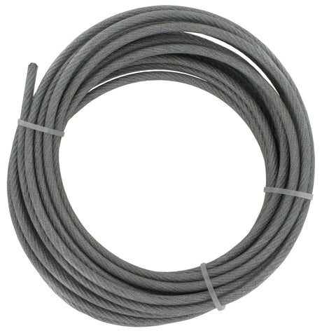 Baron Vinyl Coated Galvanized Steel 3/16-1/4 in. D X 30 ft. L Aircraft Cable
