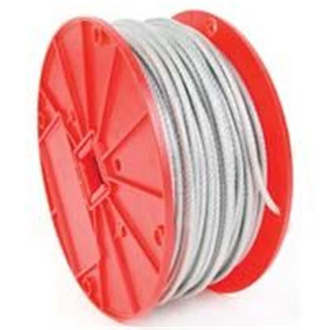 Baron Clear Vinyl Galvanized Steel 3/16 in. D X 250 ft. L Aircraft Cable