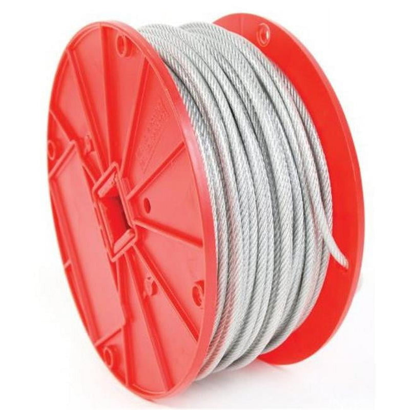 Baron Clear Vinyl Galvanized Steel 1/8 in. D X 250 ft. L Aircraft Cable