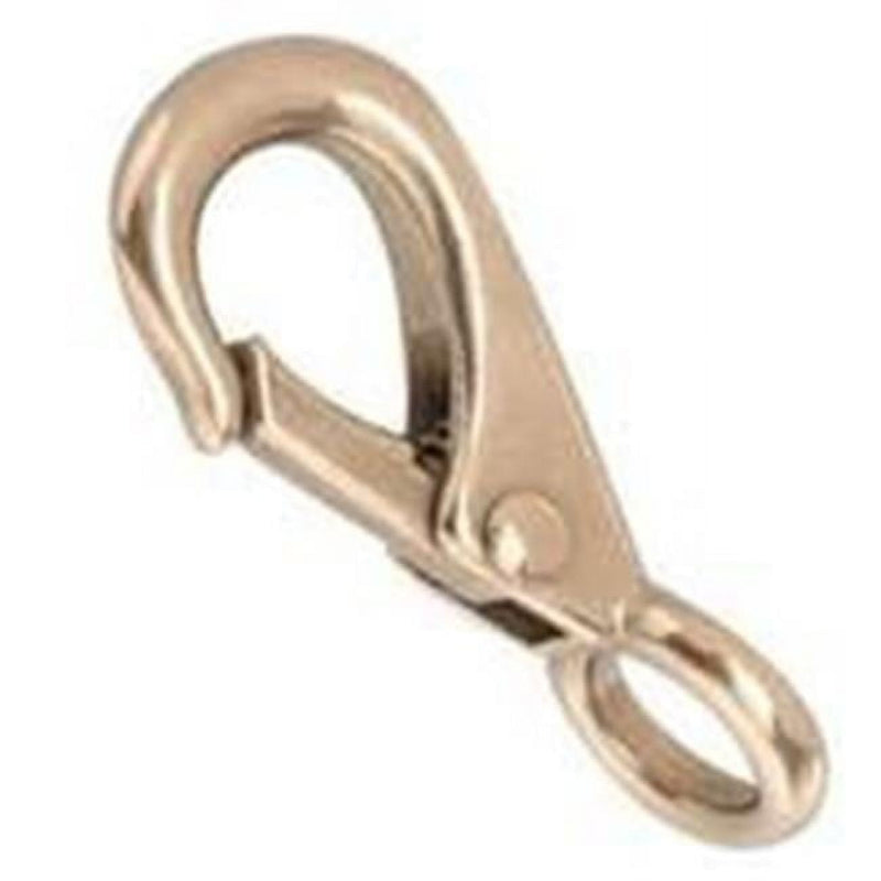 Baron 3/8 in. D X 2-1/8 in. L Polished Stainless Steel Snap Hook 350 lb