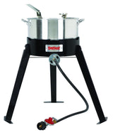 Bayou Classic 41000 BTU Aluminum Fish Fryer Kit 10 qt