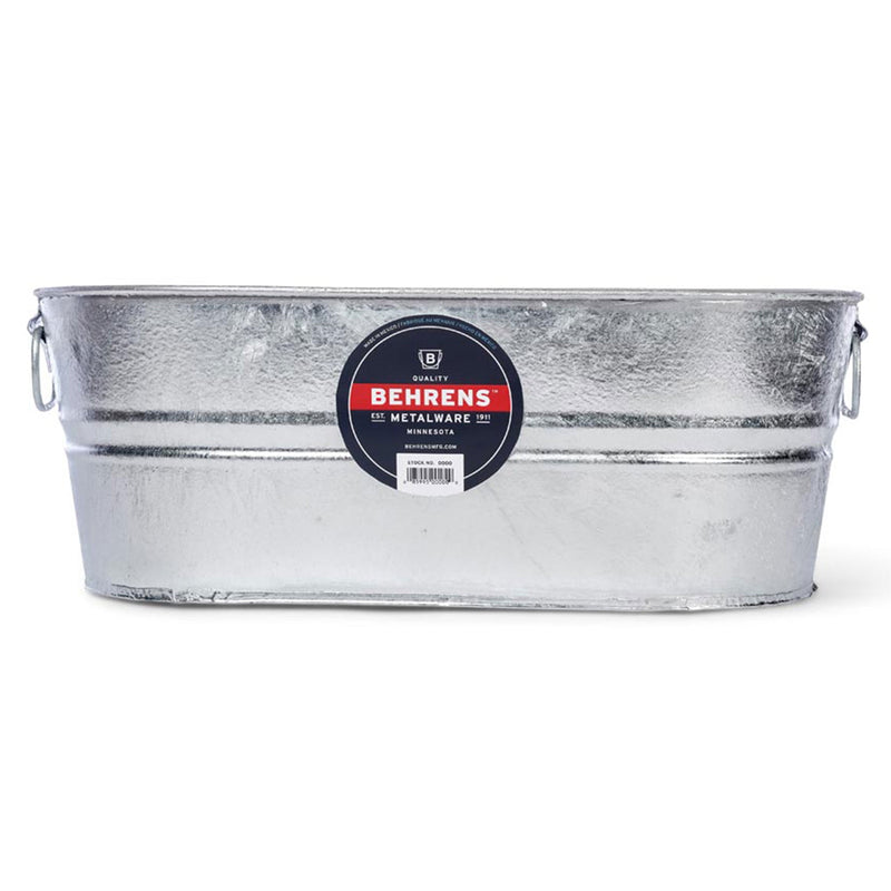 Behrens 5.5 gal Steel Tub Oval