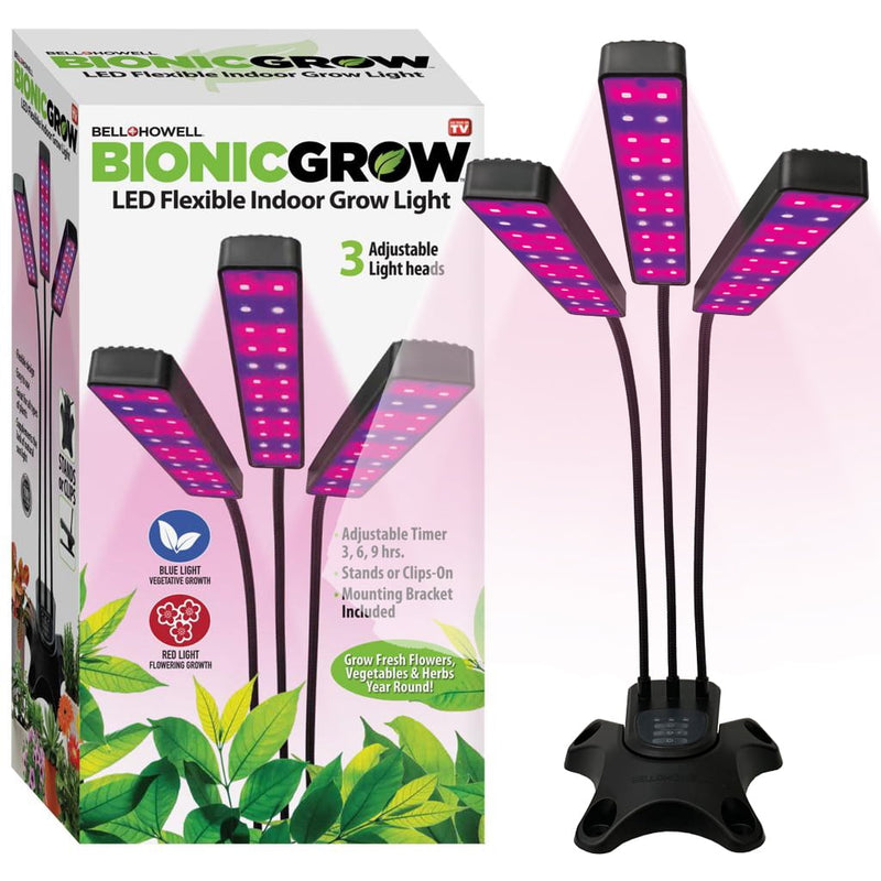 Bell & Howell Bionic Glow 24.02 in. Multicolor Table Grow Lamp