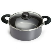 Bene Casa Aluminum Dutch Oven with Glass Lid 3.06 qt Black