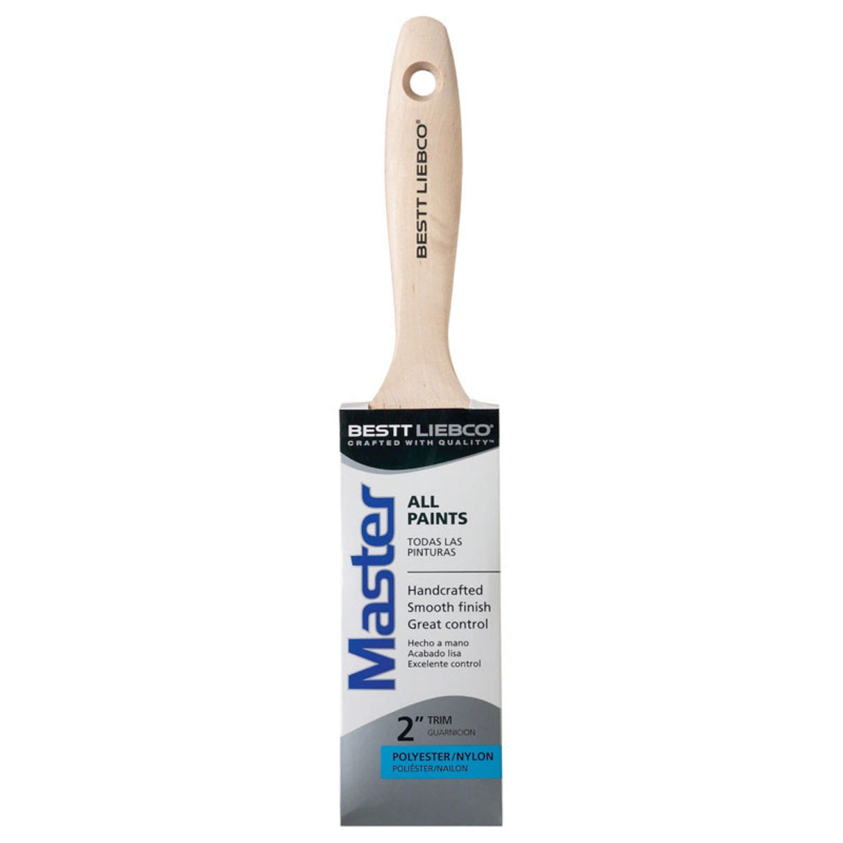 Bestt Liebco Master 2 in. Round Trim Paint Brush