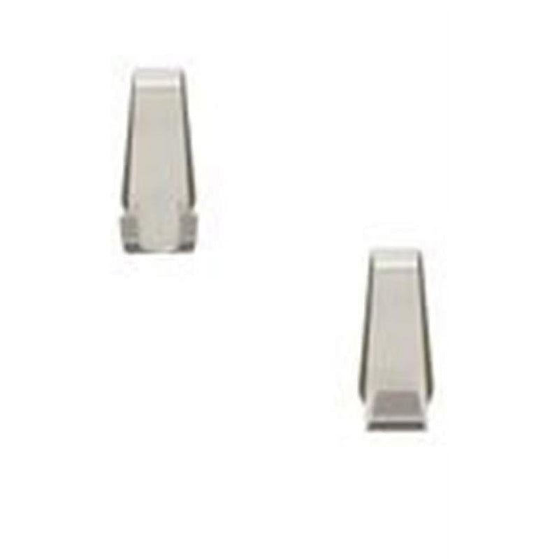 Better Living Facet 3.38 in. H X 1.25 in. W X 1.5 in. L Silver Bath Hook