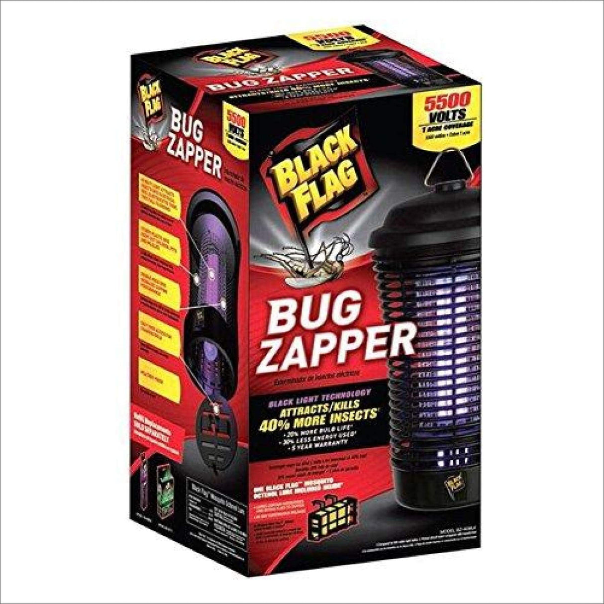 Black Flag Outdoor Bug Zapper 1 acre 40 W