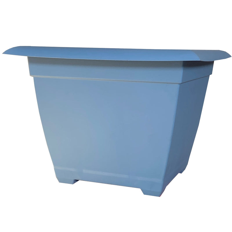 Bloem Dayton Ocean 11 in. H X 15 in. W X 15 in. D Resin Planter Box Blue