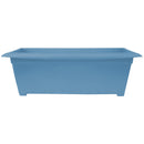 Bloem Dayton Ocean 9.5 in. H X 27 in. W X 11.75 in. D Resin Deck Planter Blue