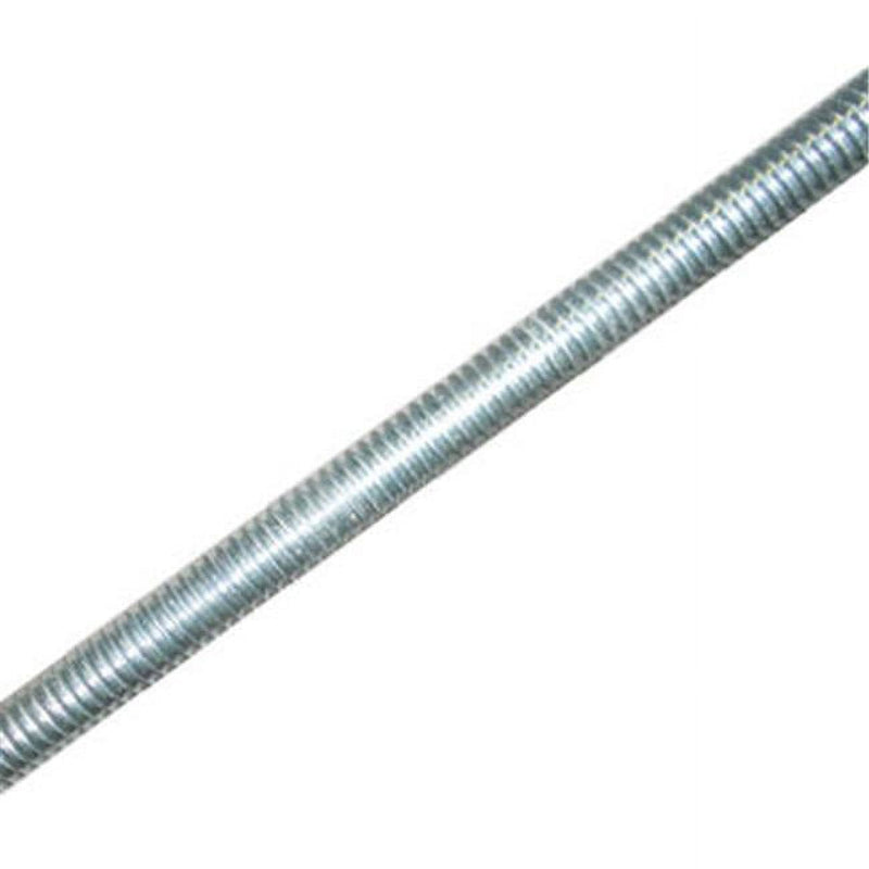 SteelWorks 1/4 in. D X 72 in. L Zinc-Plated Steel Threaded Rod