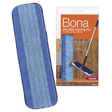 Bona Microplus 15 in. Flat Microfiber Deep Clean Pad 1 pk