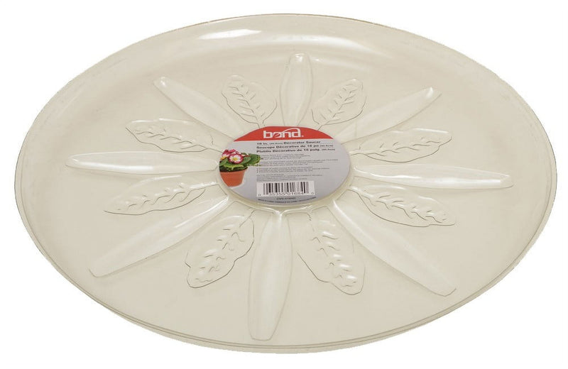 Bond 16 in. D Plastic Plant Saucer Clear