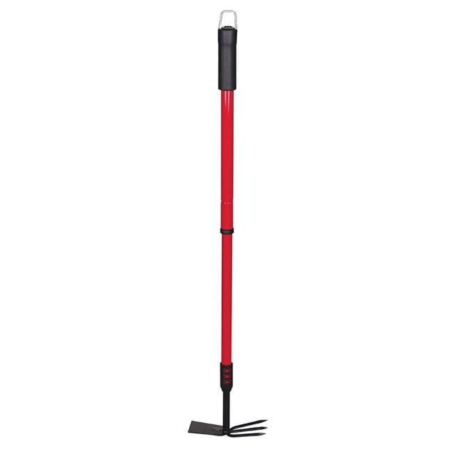 Bond 37 in. 3 Tine Steel Hoe Rake Steel Handle