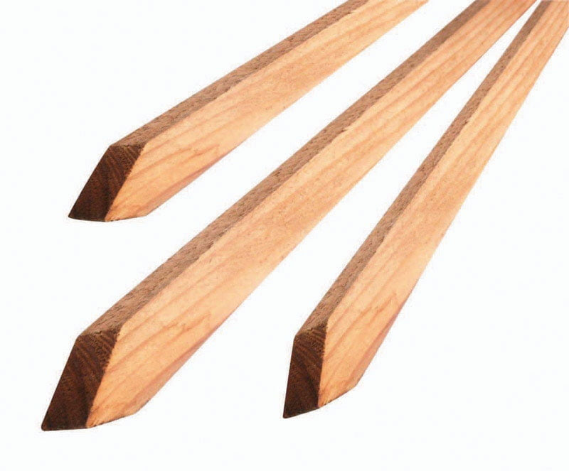 Bond 6 ft. H X 1 in. W X 1 in. D Brown Redwood Garden Stakes