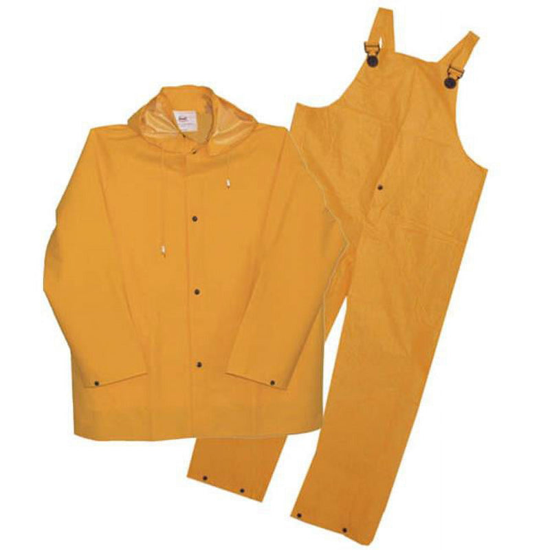 Boss Yellow PVC-Coated Polyester Rain Suit M