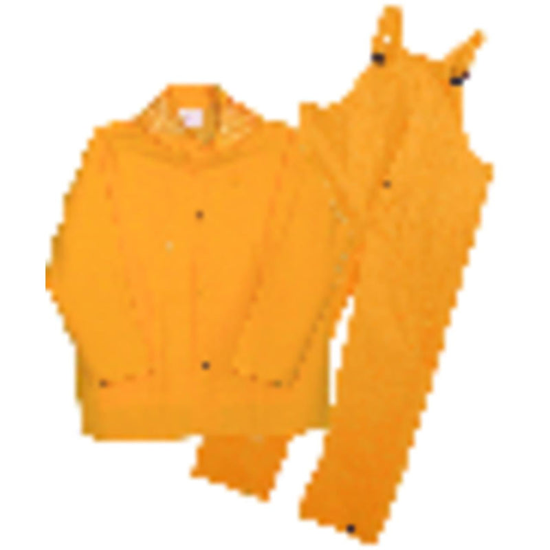 Boss Yellow PVC-Coated Polyester Rain Suit XXL