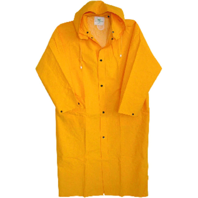 Boss Yellow PVC-Coated Rayon Rain Jacket XXL