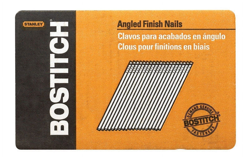 Bostitch 1-3/4 in. L X 15 Ga. Angled Strip Bright Finish Nails 3655 pk