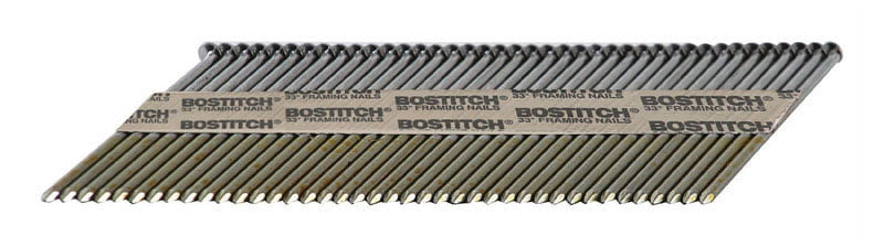 Bostitch 3-1/2 in. L X 11 Ga. Angled Strip Coated Framing Nails 33 deg 2000 pk