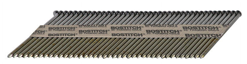 Bostitch 3-1/4 in. L Angled Strip Coated Framing Nails 33 deg 2,500 pk