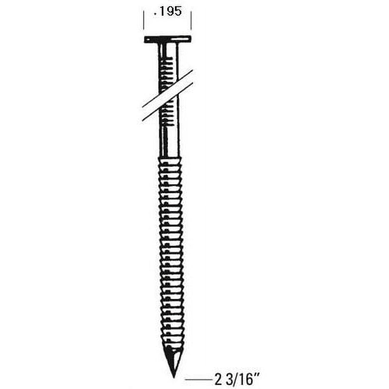 Bostitch 2-3/16 in. L X 11 Ga. Wire Coil Stainless Steel Siding Nails 15 deg 3,600 pk