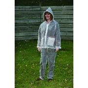 Boulder Creek Clear Vinyl Three Piece Rain Suit Medium