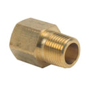 BrassCraft 1/2 in. FIP pc X 1/2 in. D MIP Brass Pipe Adapter 1-1/2 in. L